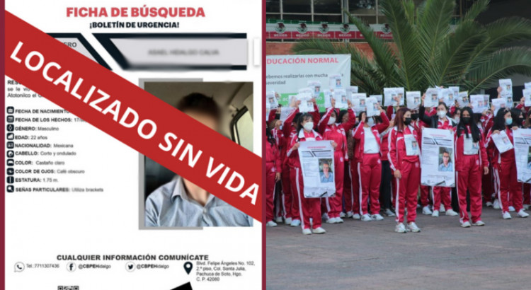 Encuentran sin vida a alumno del CREN de Pachuca