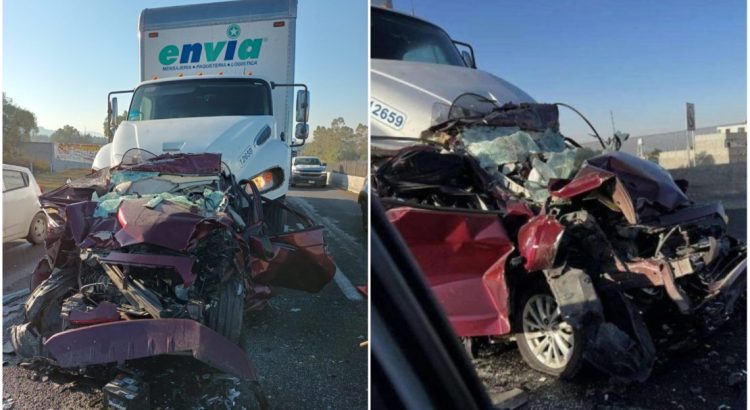 Accidente en la autopista México-Pachuca deja dos muertos