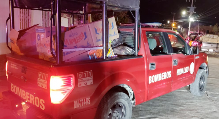 Asegura PGJEH marihuana y casi 4 toneladas de pirotecnia en Pachuca