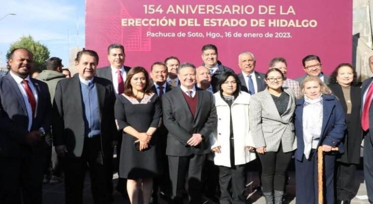 Celebran los 154 años de la grandeza de Hidalgo