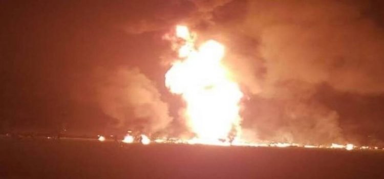 Reportan incendio relacionado al ‘huachicol’ en Tula, Hidalgo