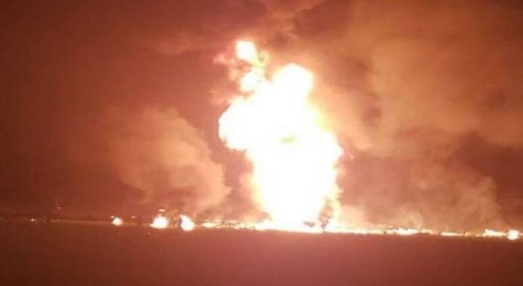 Reportan incendio relacionado al ‘huachicol’ en Tula, Hidalgo