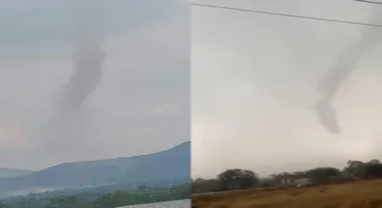 Captan formación de dos Tornados en Hidalgo