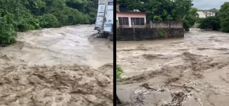 Tormenta provoca severas inundaciones en la Huasteca de Hidalgo