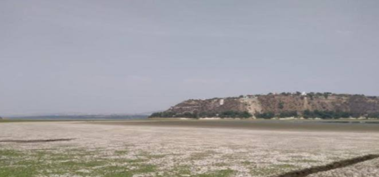 Presa se seca en Tepeji del Río, Hidalgo