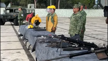 Sedena destruye 464 armas de fuego y cerca de nueve mil cartuchos en Pachuca