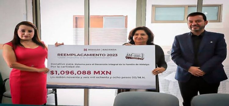 DIF Hidalgo recibe donación de más de $1 millón