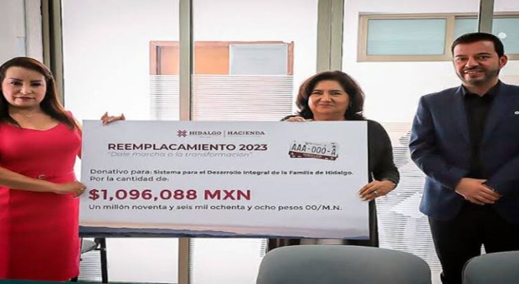 DIF Hidalgo recibe donación de más de $1 millón