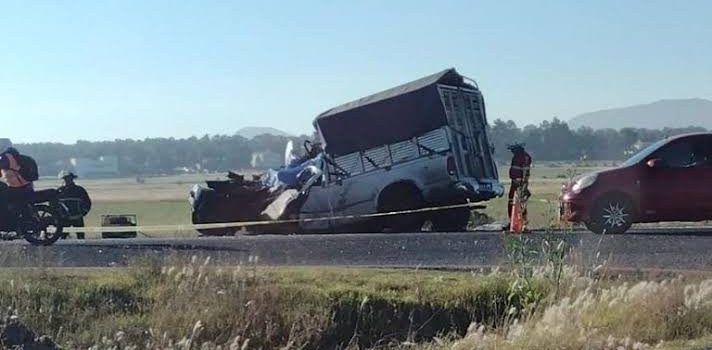 Hombre muere prensado en accidente sobre la México-Pachuca