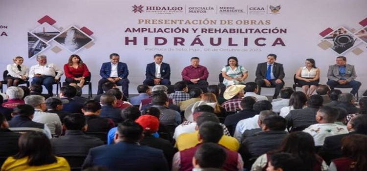 Anunció gobernador de Hidalgo 100 mdp para infraestructura hidráulica en 9 municipios