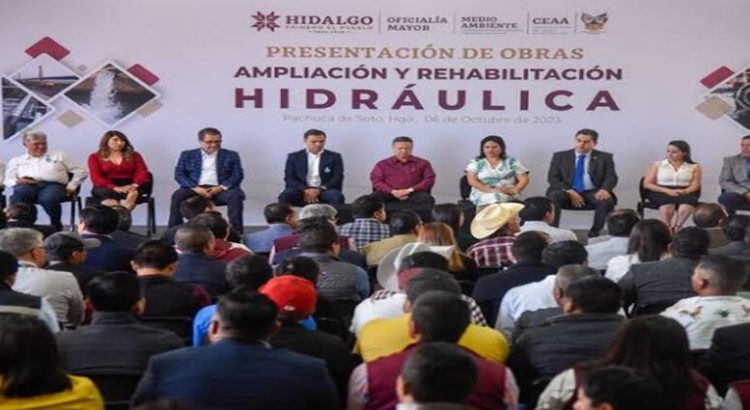 Anunció gobernador de Hidalgo 100 mdp para infraestructura hidráulica en 9 municipios