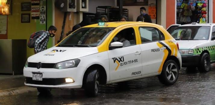 Contra piratería piden cambiar cromática de taxis en Pachuca