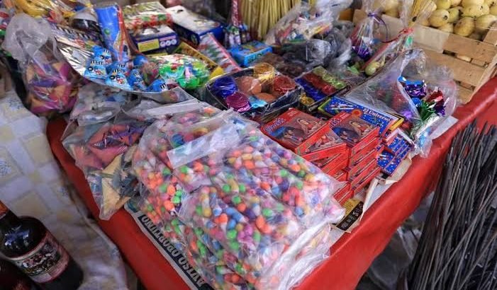 En operativo sorpresa decomisan más de 15 kilos de pirotecnia en Pachuca