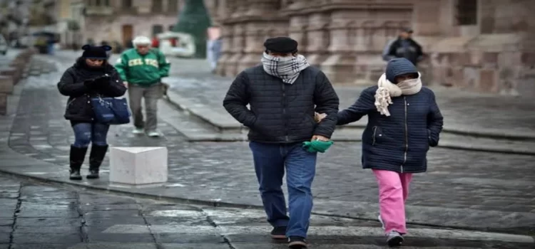 Se esperan clima frío y chubascos en Hidalgo