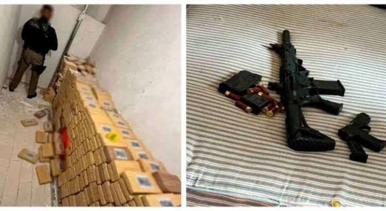 Aseguran mas de 1 tonelada de cocaína en cateo a inmueble en Hidalgo