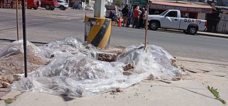 Caasim destruye repavimentaciones en Pachuca