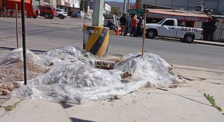 Caasim destruye repavimentaciones en Pachuca