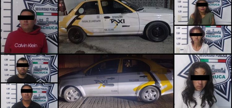 Utilizaban taxis para robar casas en la zona metropolitana de Pachuca