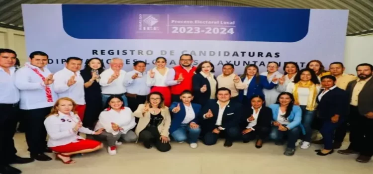 Registran PRI, PAN y PRD en Hidalgo las candidaturas a diputaciones locales ante el IEEH