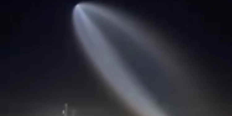 Iluminó el Falcon 9 el cielo sudcaliforniano