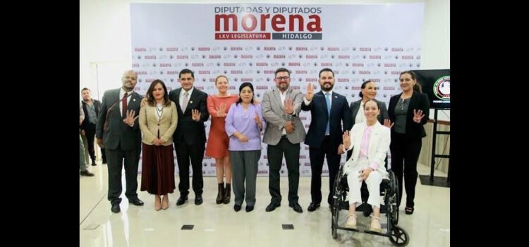 Expriistas se unen a la bancada de Morena en Hidalgo