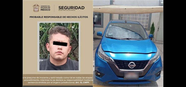 Ubican auto en Edomex ligado a una investigación por robo y violación en Hidalgo