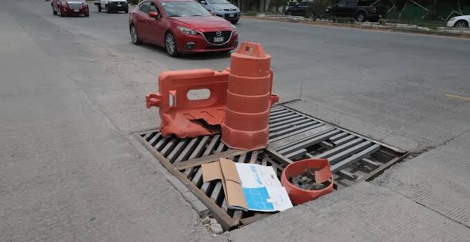 Se agrava problema de alcantarillas abiertas en Pachuca