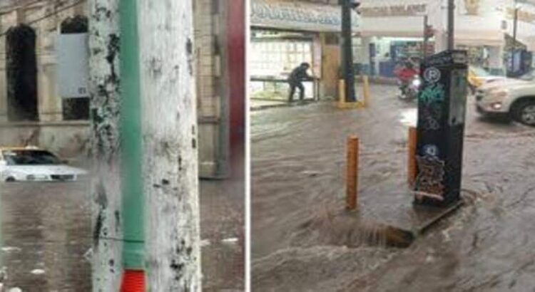 Fuertes lluvias en Hidalgo causan inundaciones y daños en comercios