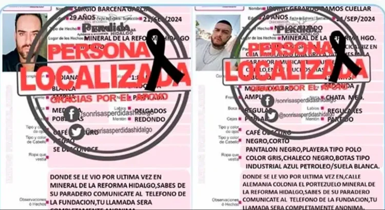 Encuentran sin vida a cinco jóvenes reportados como desaparecidos en Hidalgo