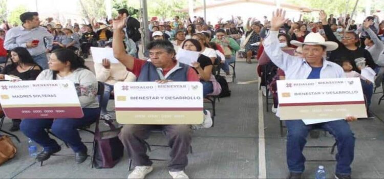 Proyecta Hidalgo 100 mil personas dentro de la Pensión Mujeres Bienestar