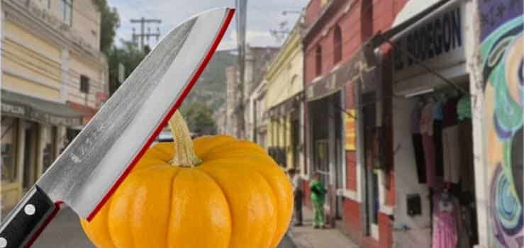 Apuñalan a empleado de tienda en Pachuca en pleno Halloween