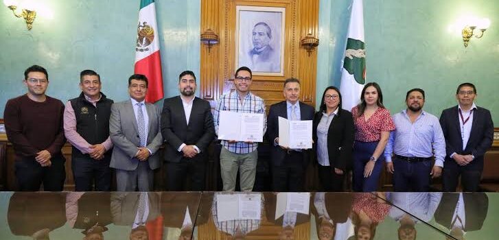 Pachuca firma convenio con el Instituto Catastral