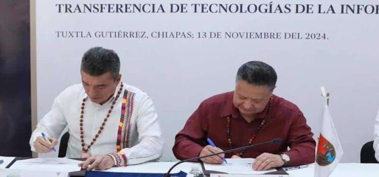 Hidalgo y Chiapas firman convenio en materia de innovación tecnológica