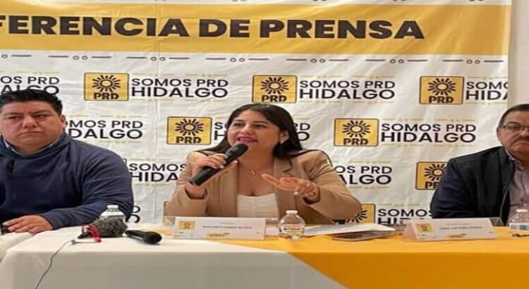 Margarita Ramos se convierte en la primera mujer presidenta del PRD en Hidalgo