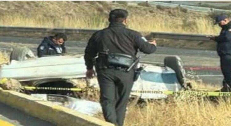 Policías de Tepeapulco, Hidalgo, sufren accidente