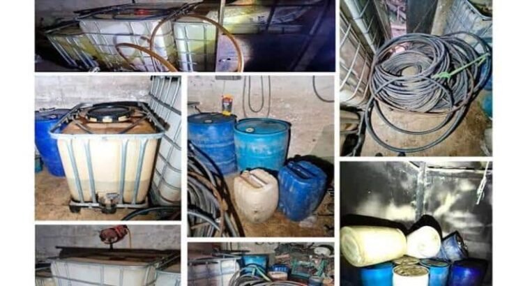 Aseguran más de 2 mil litros de huachicol durante megaoperativo en Hidalgo