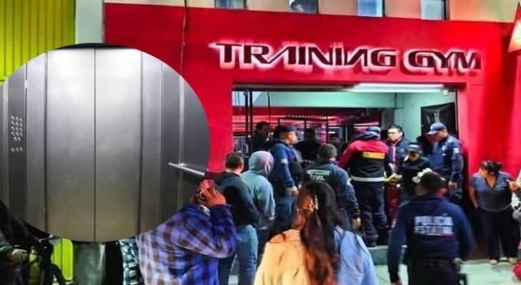 Se desploma elevador en gimnasio de Hidalgo