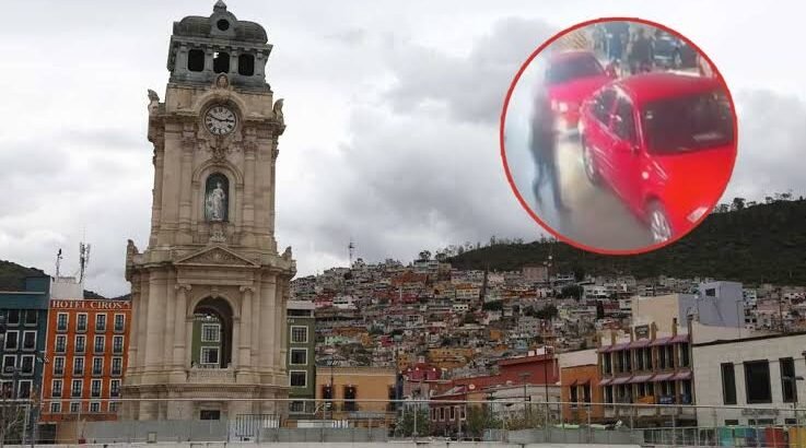 Robo en pleno centro de Pachuca queda grabado por cámaras de seguridad