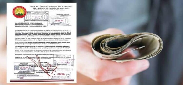 Trabajadores sindicalizados de Pachuca piden igualar salario al mínimo fijado por la ley