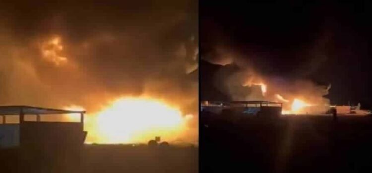Se registra explosión en bodega de Metepec, Hidalgo