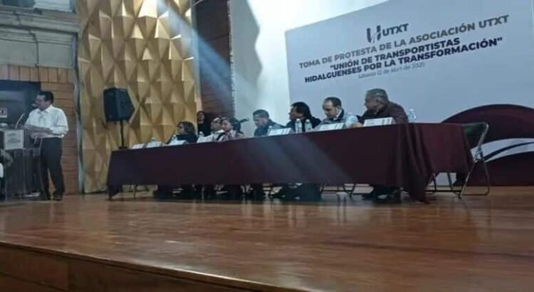 Nace la UTXT, nueva asociación civil con 5 mil transportistas en Hidalgo