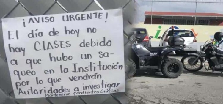 Reportaron 36 robos en escuelas de la Zona Metropolitana