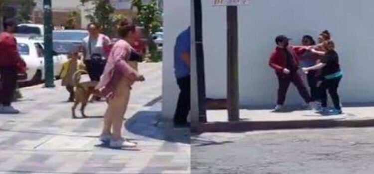 Mujer semidesnuda agrede a transeúntes en Hidalgo