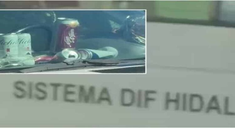 Cesan a trabajador por llevar cervezas en camioneta del DIF Hidalgo