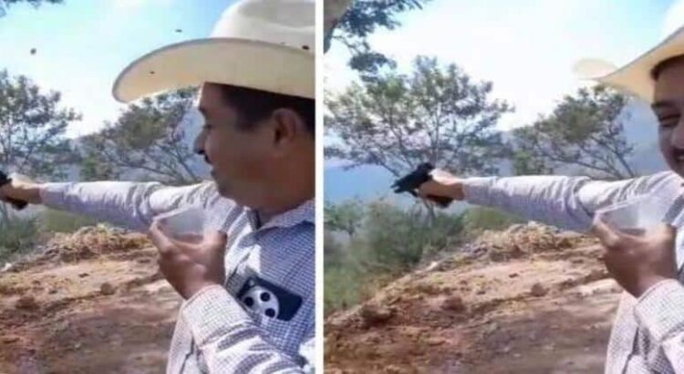 Captan a diputado del PRD disparando arma de fuego en Hidalgo
