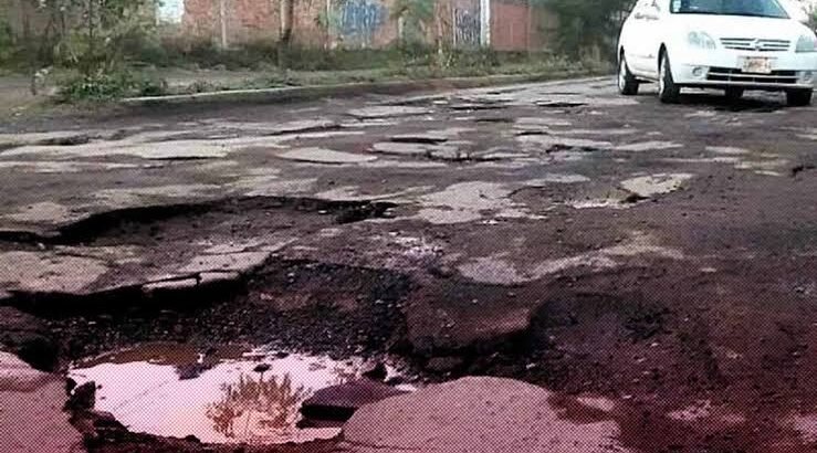 Detectan 72 calles de Pachuca totalmente destruidas por los baches