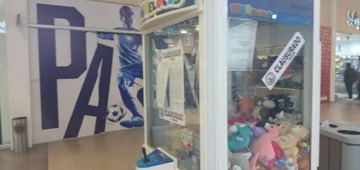 En Gran Patio Pachuca clausuran máquina tragamonedas