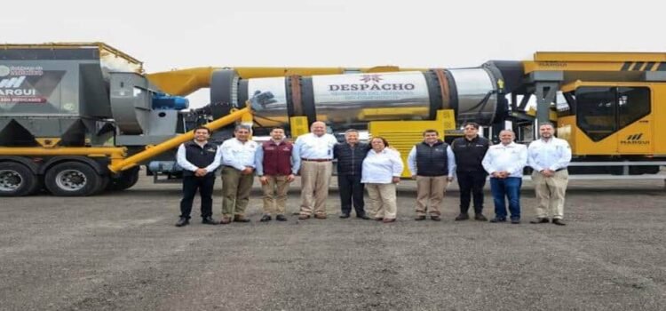 Llega a Hidalgo planta de asfalto móvil única en el país