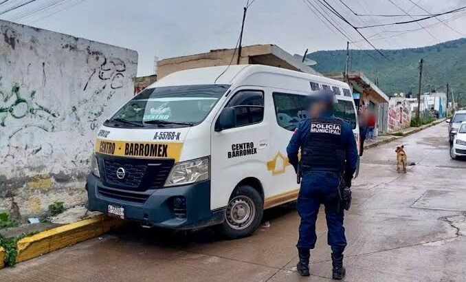 Conductor de transporte público pierde la vida al volante en Pachuca
