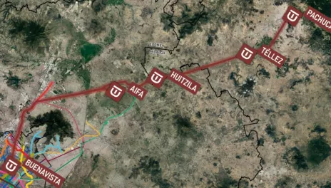 Advierten modificación en el recorrido del tren AIFA-Pachuca en tramo de Téllez